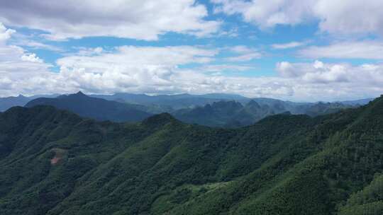 清远茶山航拍山脉大场景