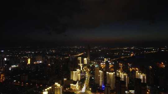 海南海口夜景风光视频素材模板下载