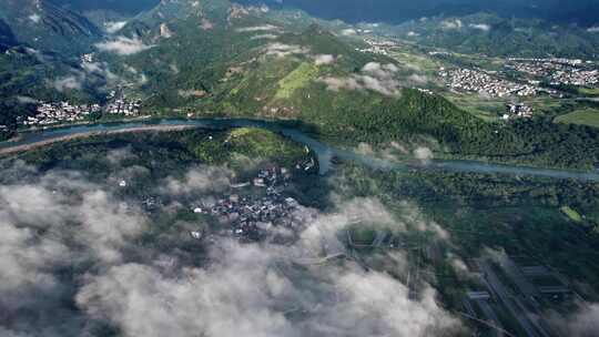 温州永嘉楠溪江狮子岩云海日出