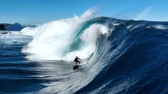勇敢冲浪海浪巨浪滔天拼搏励宣传片头合集