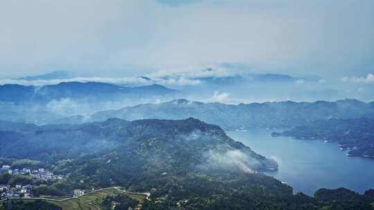 水库自然风光千岛湖