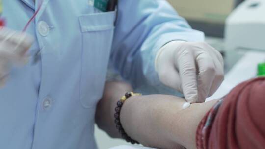医院检验科排队抽血18视频素材模板下载