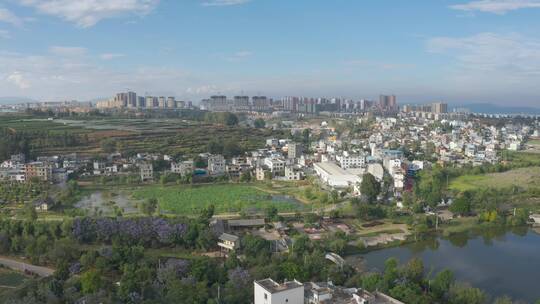 云南旅游红河州建水小火车航拍