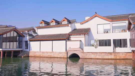 杭州湘湖水街湘湖越界建筑风景