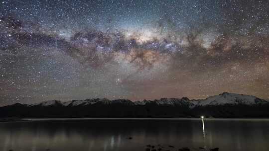 普卡基湖银河