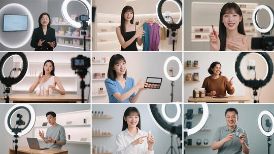 【合集】抖音主播直播带货直播行业电商销售