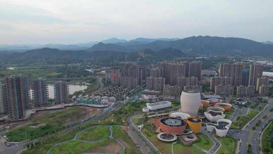 湖南株洲市醴陵瓷谷航拍风光