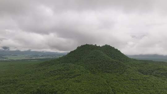 腾冲火山地热国家地质公园航拍