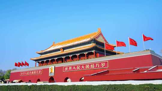 北京天安门  天安门广场视频素材模板下载