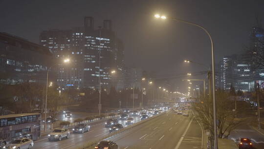 城市夜晚空镜