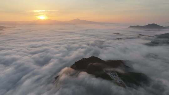 干净空镜广告唯美航拍大景城市山川