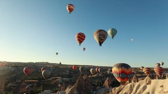 土耳其热气球视频素材模板下载