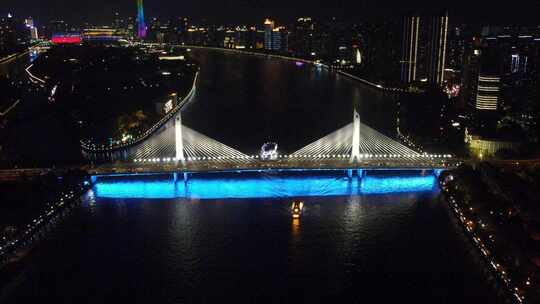 广州海印大桥航拍