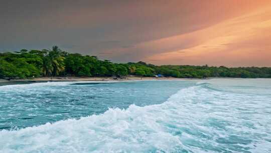 海边景色海浪