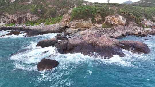 深圳海岸礁石航拍