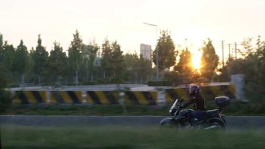 摩托行驶视频素材模板下载