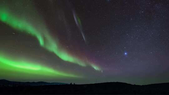 星空银河延时极光夜空夏夜星河流行星空