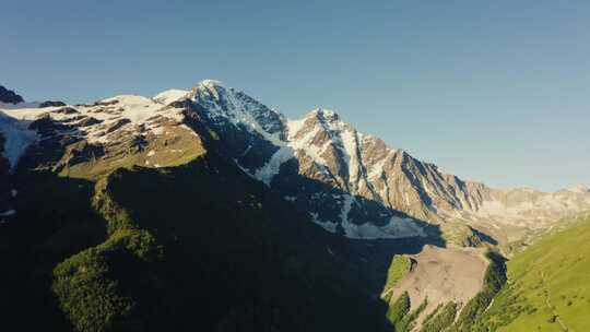 山脉，白雪皑皑，洛基，山顶