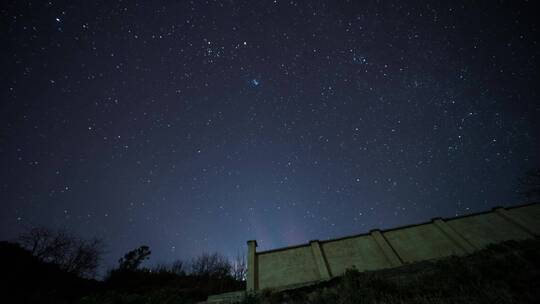 老家的星空移动4k延时