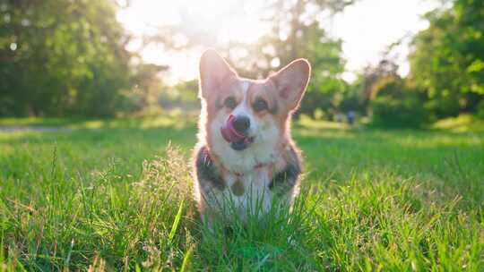 柯基犬，狗，宠物，犬