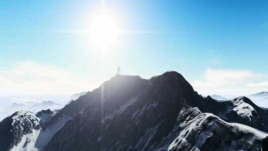 雪山 攀登者