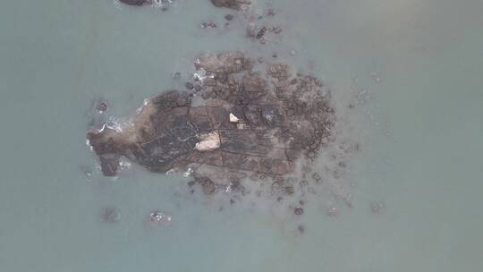 大气航拍福建闽南泉州崇武古城海岸海边风景