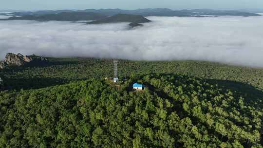 大兴安岭高山森林防火瞭望塔