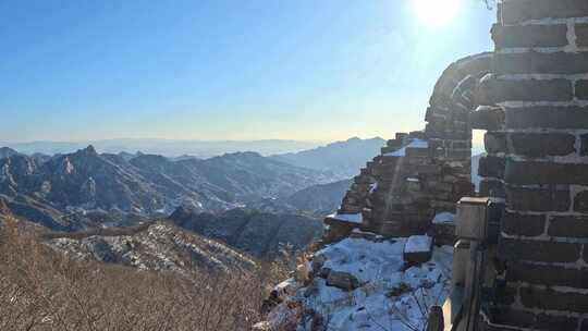 雪后长城