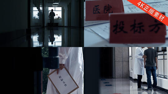 医疗腐败 医药采购合同行贿受贿 医生收钱高清在线视频素材下载