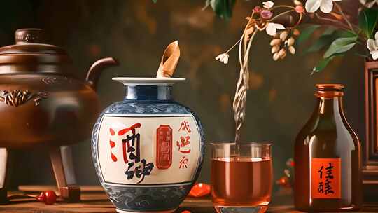 中华非遗酿酒文化 白酒陈酿宣传影视作品
