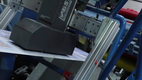 美国邮票在一家工厂印刷视频素材模板下载