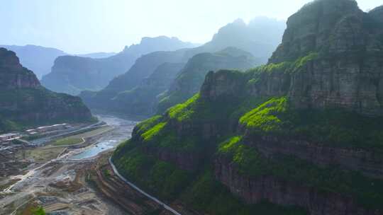 4K航拍​河南安阳林州太行大峡谷