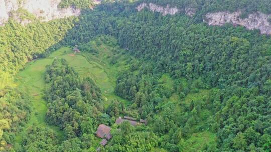 重庆武隆天坑地缝天生三桥视频素材模板下载