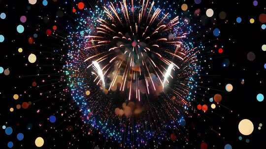 4k烟花新年烟花春节元旦元宵烟花秀合集