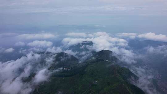 山川高山云海云雾航拍