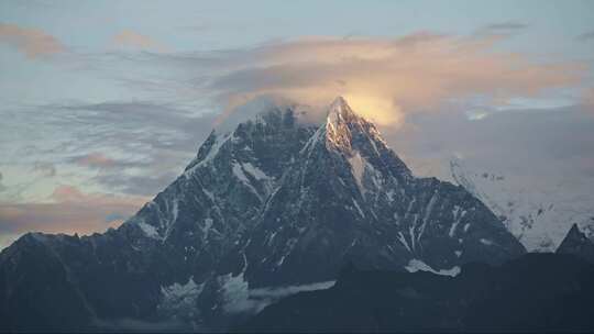 喜马拉雅山，尼泊尔，安纳普尔纳峰地区，山