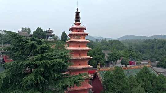 航拍平顶山汝州风穴寺