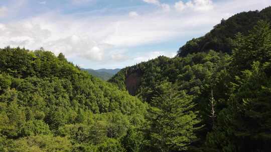 日本长野县，风景，山脉