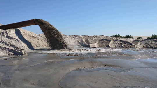 沙子的冲积层