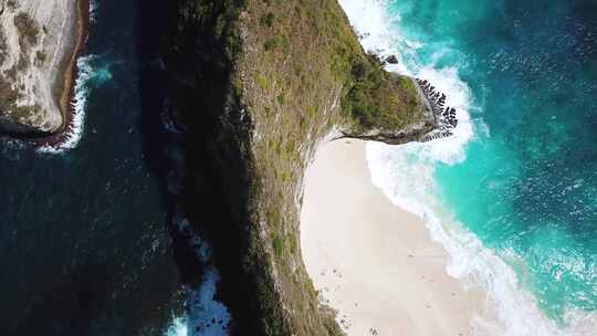 航拍海岛景观