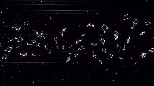 【透明通道】音乐粒子光斑视频素材模板下载