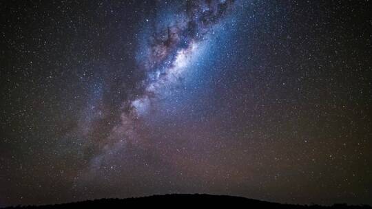 夜晚的星河灿烂视频素材模板下载