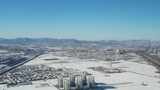 航拍雪景 冬至节气 冬天雪景  冬季高清在线视频素材下载