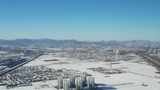 航拍雪景 冬至节气 冬天雪景  冬季高清在线视频素材下载