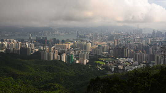 香港维多利亚港延时拍摄