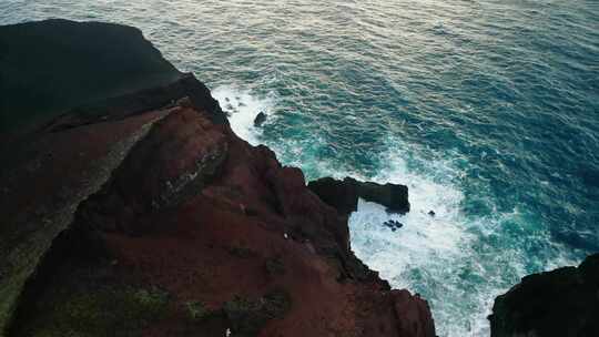 火山岛自然风光航拍