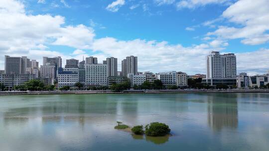 三亚河城市风景风貌