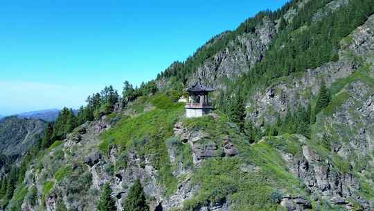 新疆是个好地方天山天池观景亭