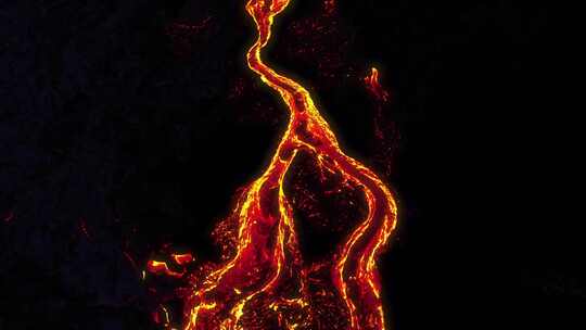 熔岩火山基拉韦厄火山夏威夷