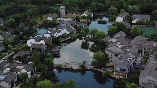 4k西溪湿地洪园航拍 江南水乡